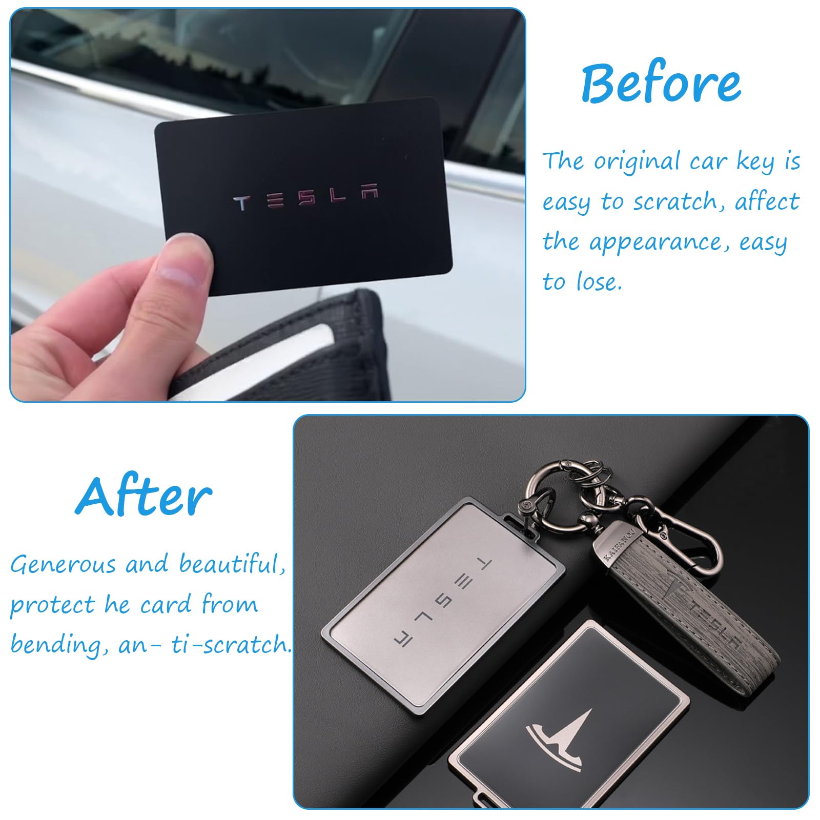 Amazon.co.jp: Qixiang 透明テスラキーホルダー、サイバートラック